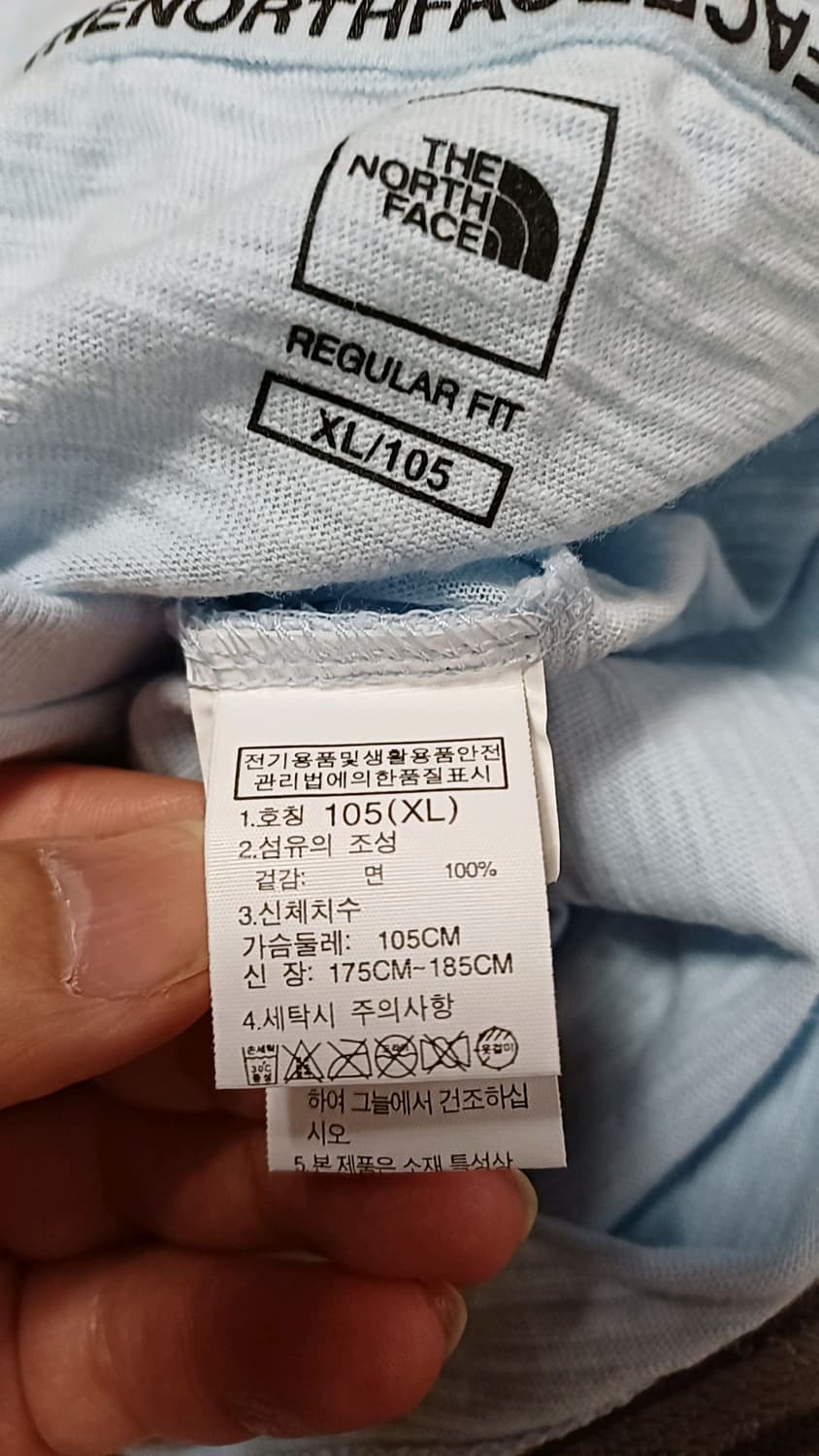 노스페이스 반팔 105 가슴55 기장73 상품이미지6