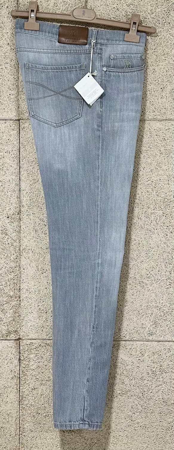 브루넬로 쿠치넬리 그레이 데님 팬츠 청바지 상품이미지3