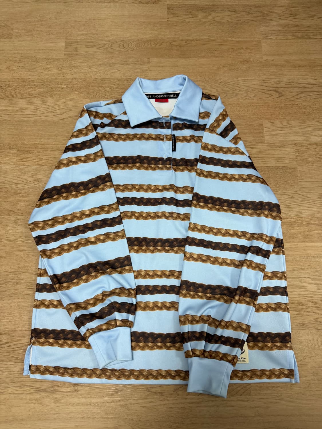 앤더슨벨 헤어 브라이드 스트라이프 셔츠 HAIR BRAID STRIPE  상품이미지2