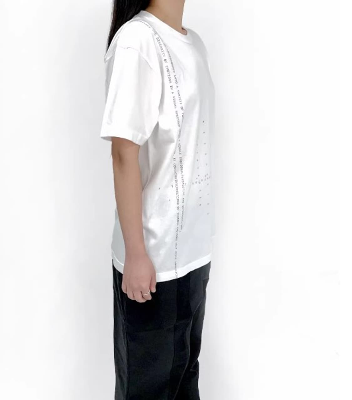 S/NO.13 CODE PRINTING T-SHIRT  상품이미지3