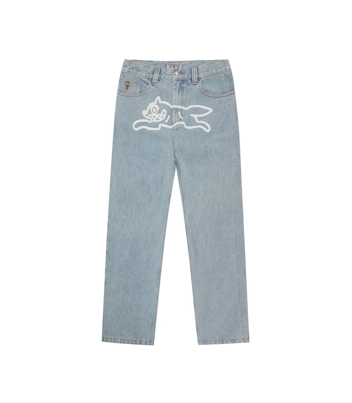 [30,32,34]BBC 아이스크림 26ss 러닝 도그 데님 팬츠/블루 상품이미지6