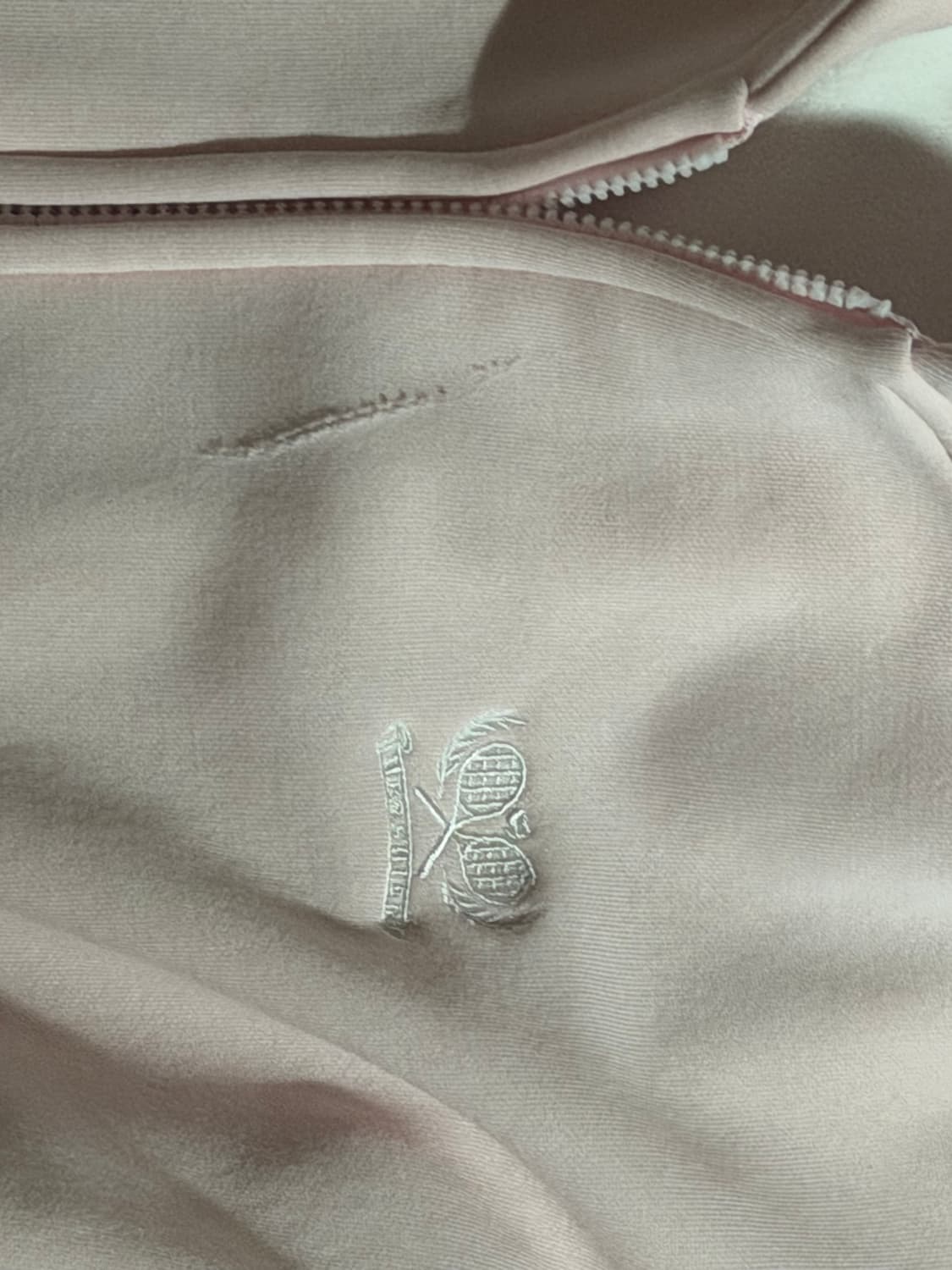 타오바오 핑크 퍼후드 트리에닝셋업 상품이미지5