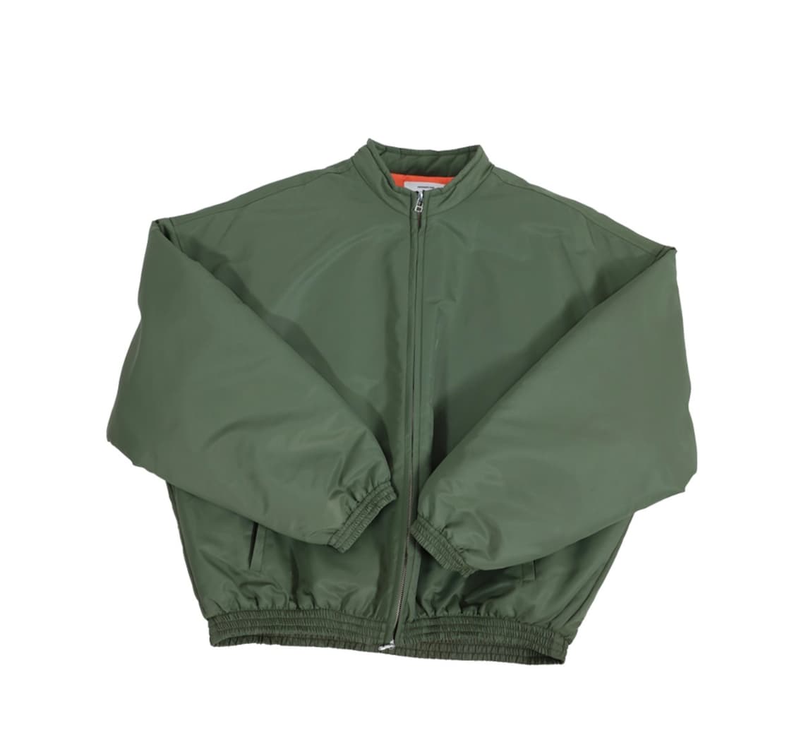 논노드 러스터 봄버 재패니스 새틴 카키 상품이미지1