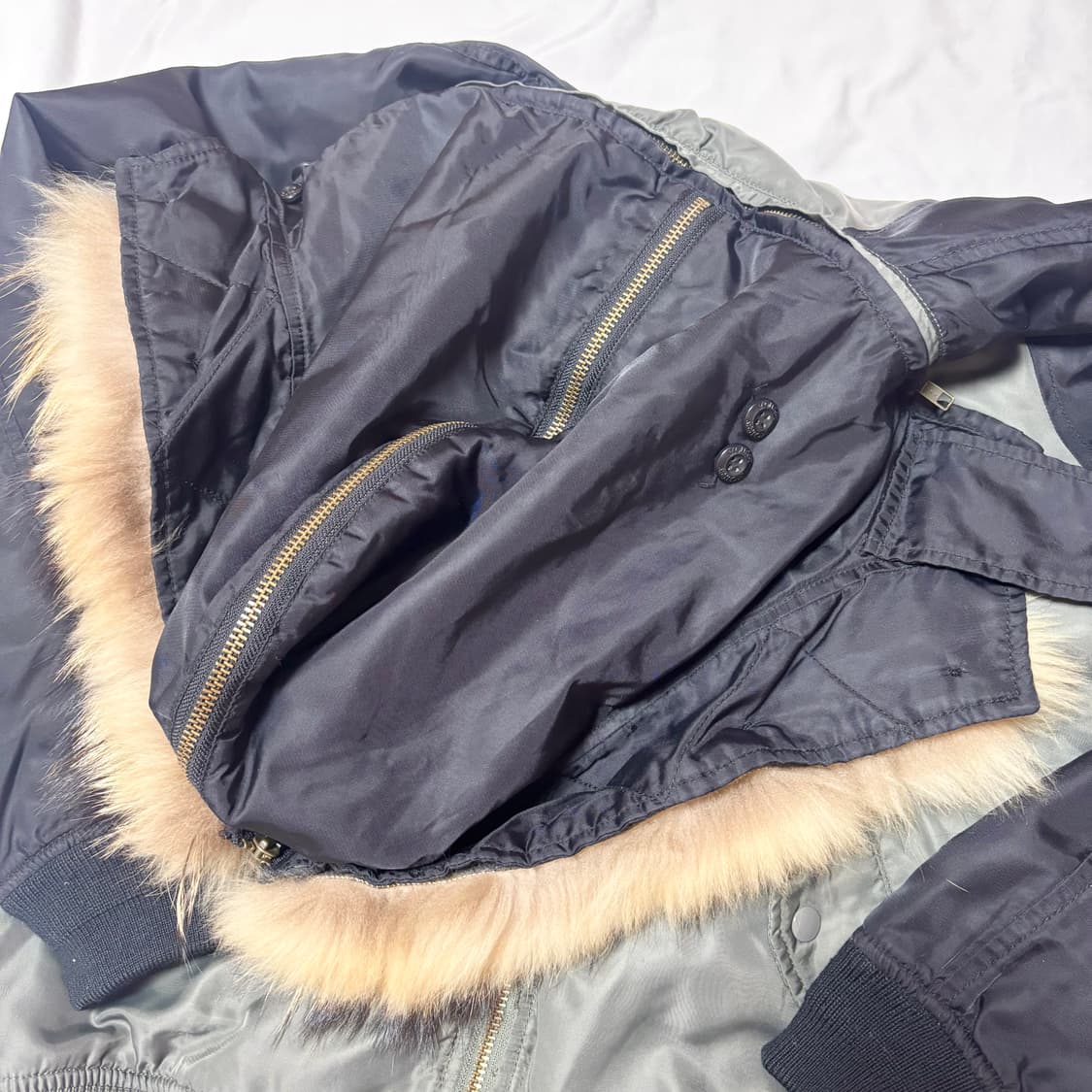 빈티지 그런지 히피 락시크 경량패딩 상품이미지4