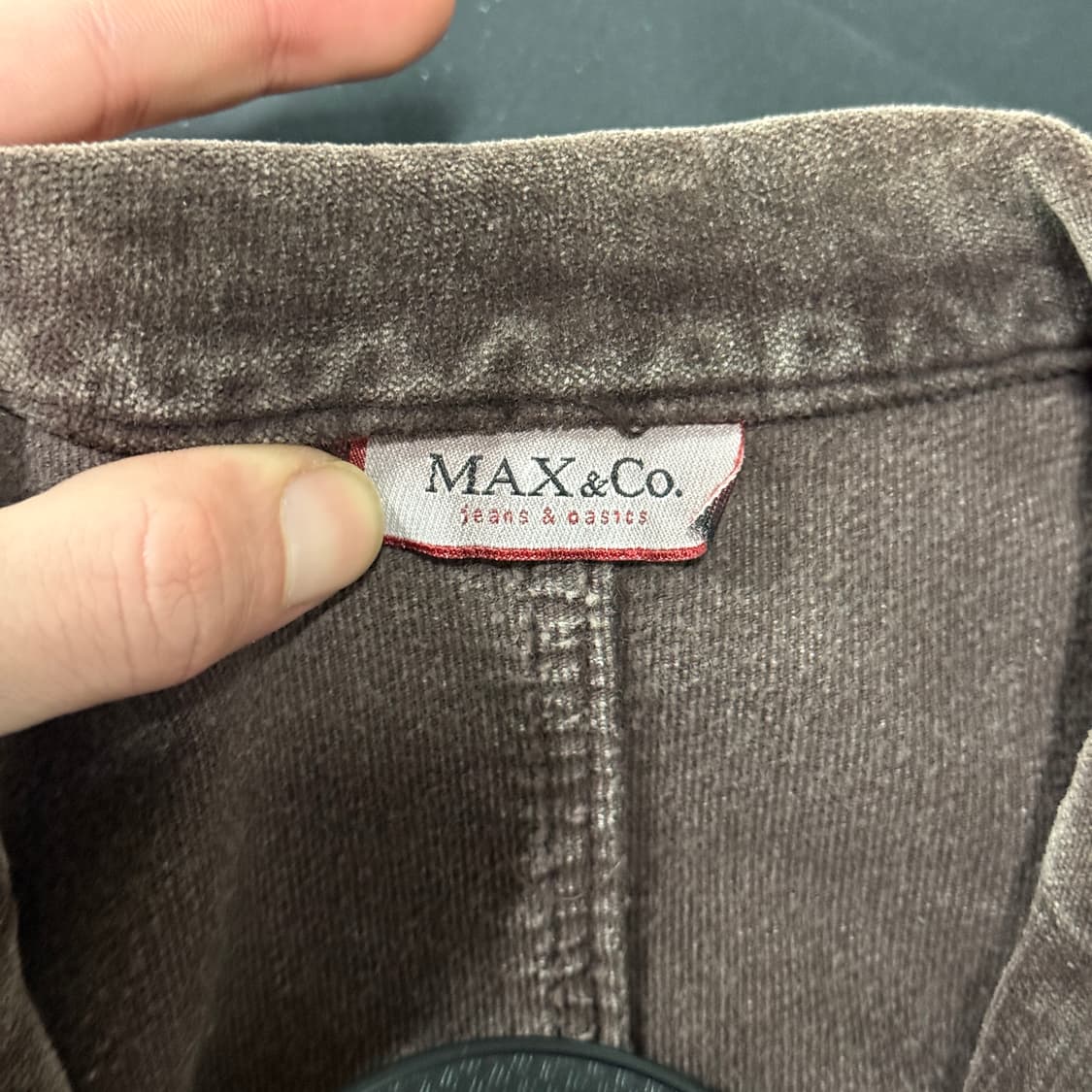 Max & co 막스앤코 워시드 디테일 싱글 블레이저 자켓 상품이미지5