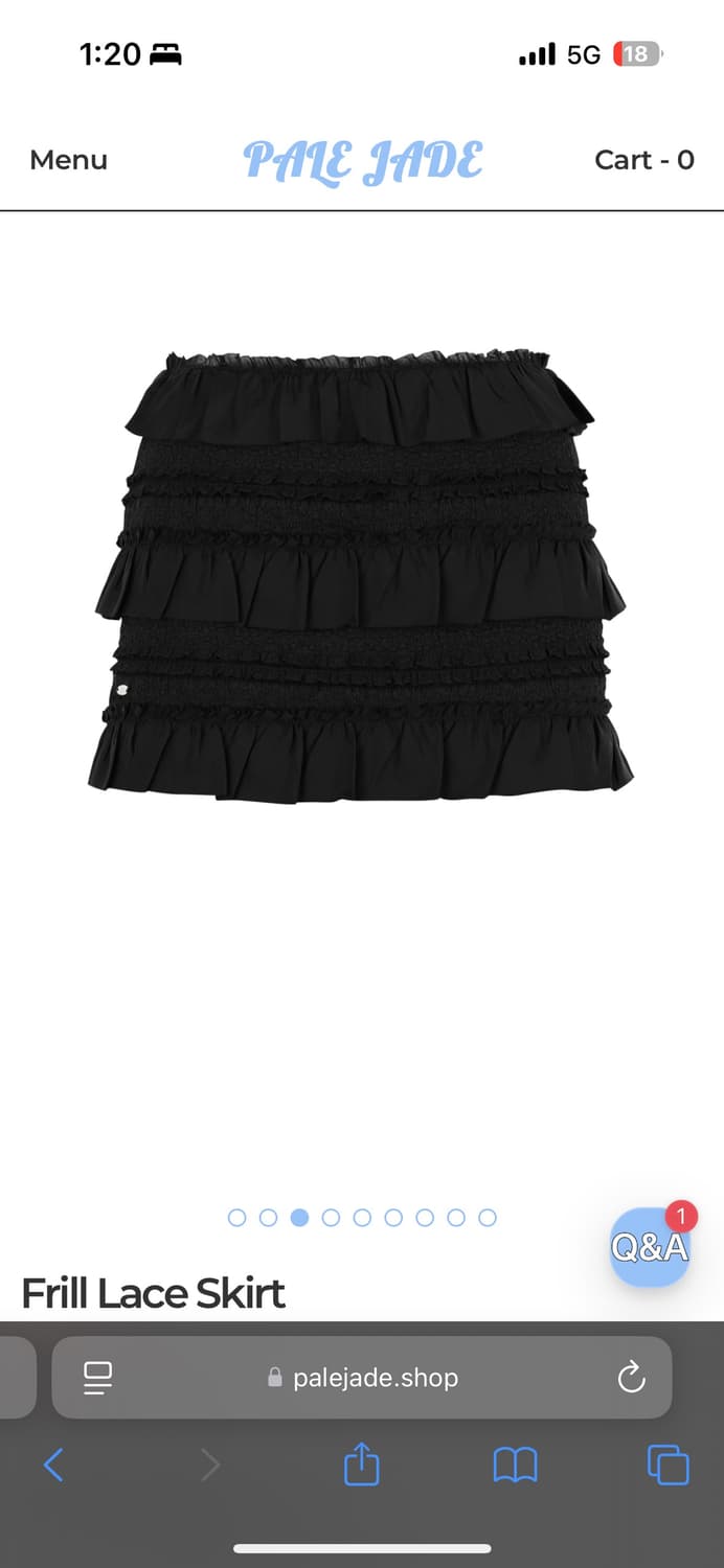 페일제이드 frill lace bolero cardi, skirt 상품이미지3