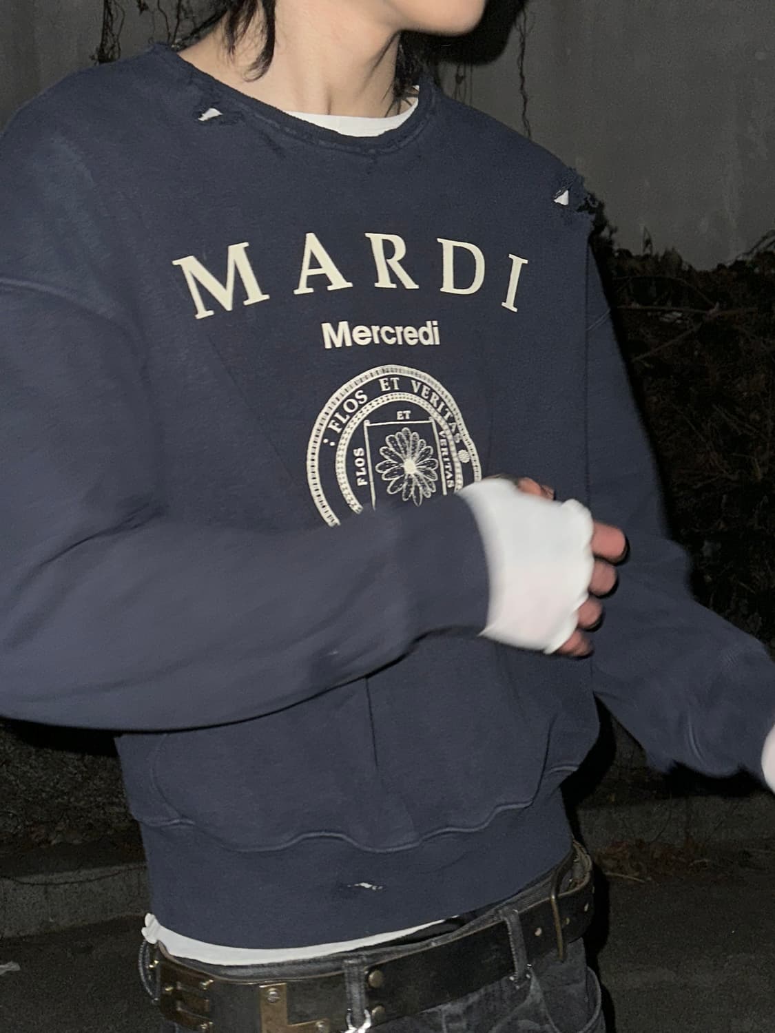 MARDI destroyed sweat shirts 상품이미지9