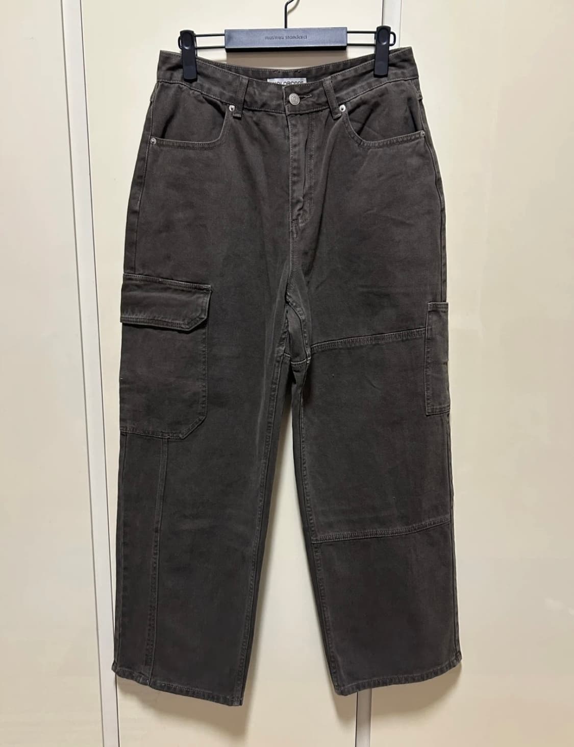 어널러코드 다잉 카고 데님팬츠(브라운) 상품이미지3