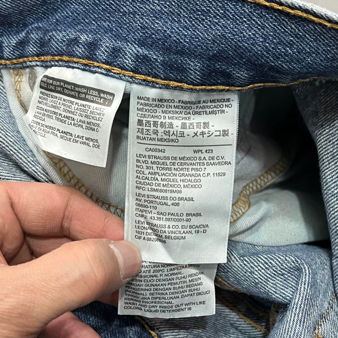  리바이스 505 데님팬츠 y15477 상품이미지6