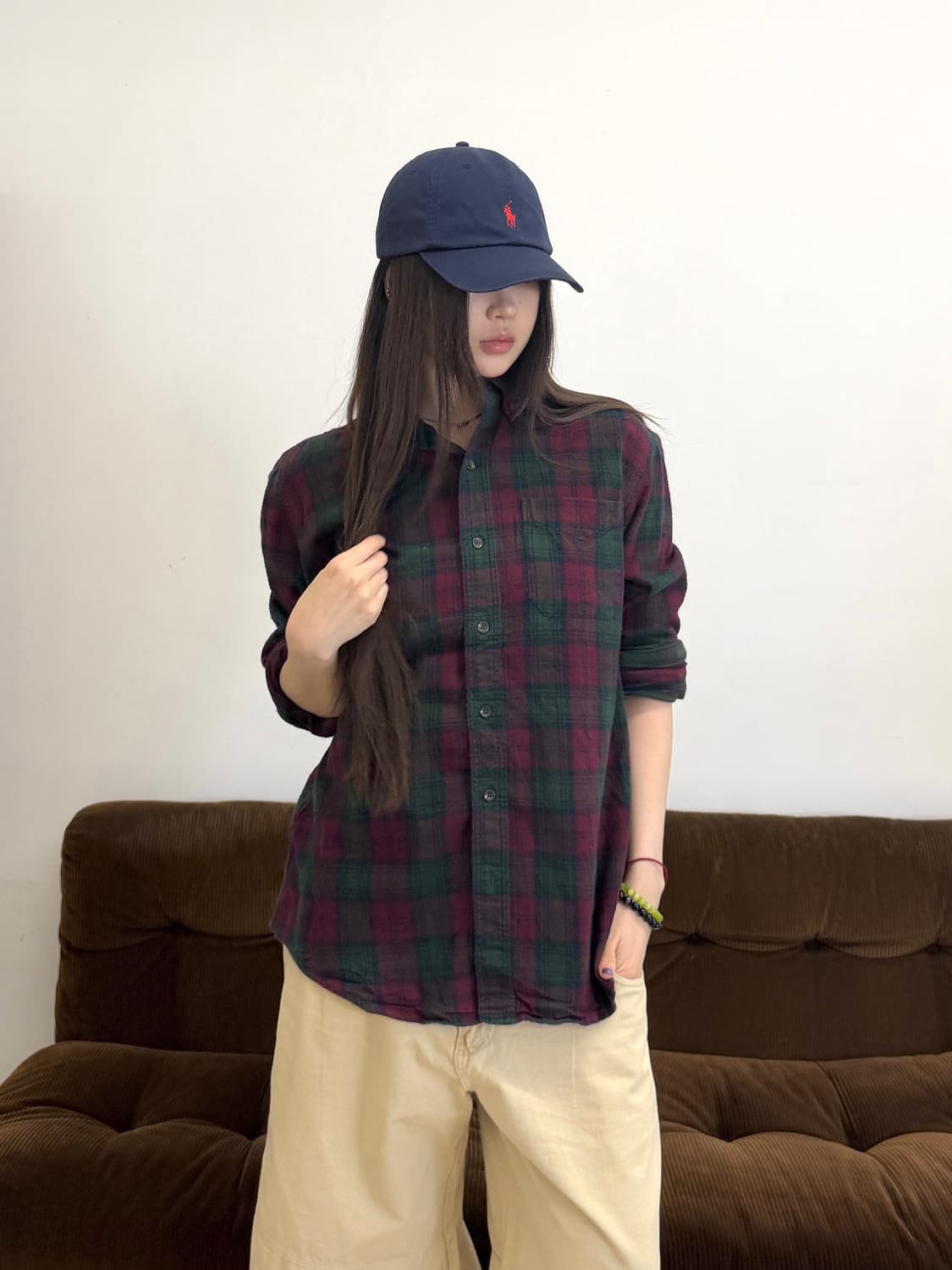 L.L.Bean 빈티지 코튼 워크 셔츠 상품이미지2