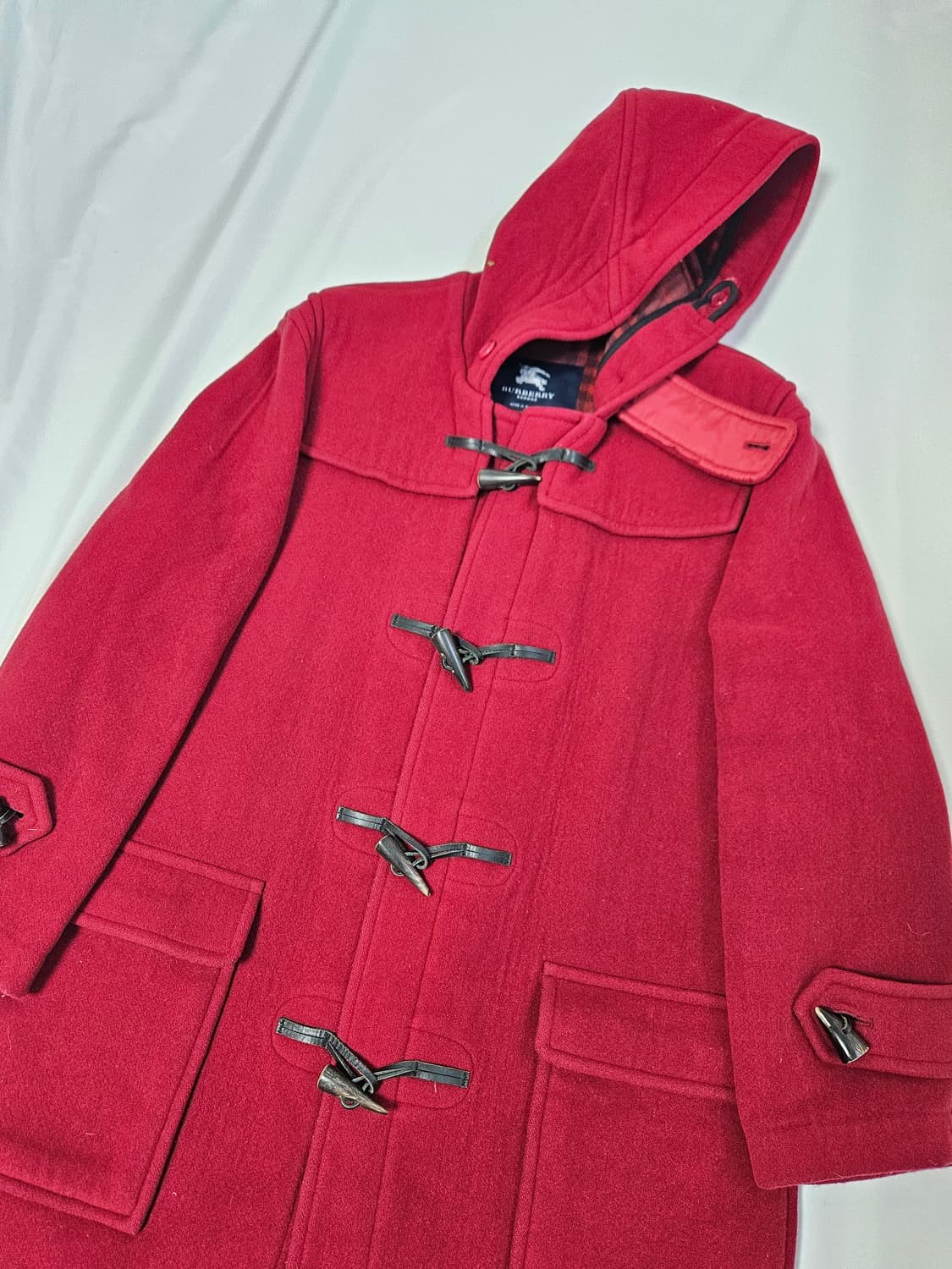 버버리 빨간모자 레드 떡볶이코트 빈티지 더플코트 모 올드스쿨 정품 10 상품이미지2