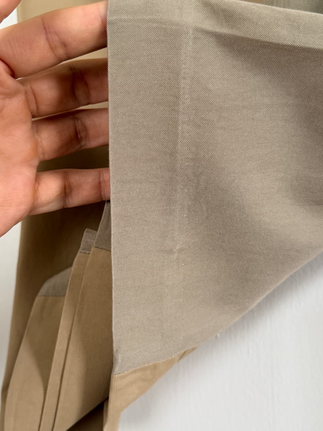 렉토 25ss 컨트라스트 밴딩 와이드팬츠 S 상품이미지5