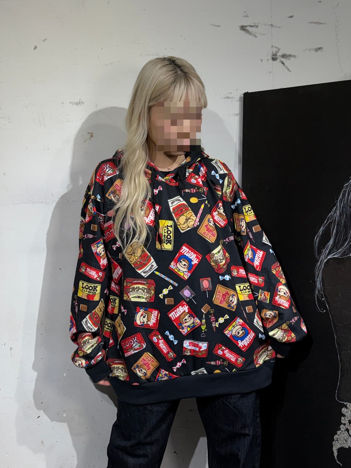 JPN 일본 빈티지 peko 산리오 캐릭터 후드티 L 상품이미지1