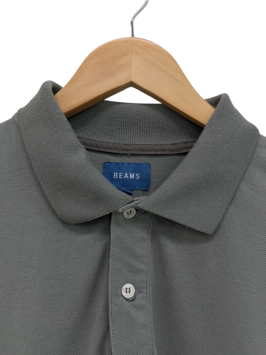 빔즈 루즈핏 반팔 피케티 카키그레이 (XL~2XL)  상품이미지3