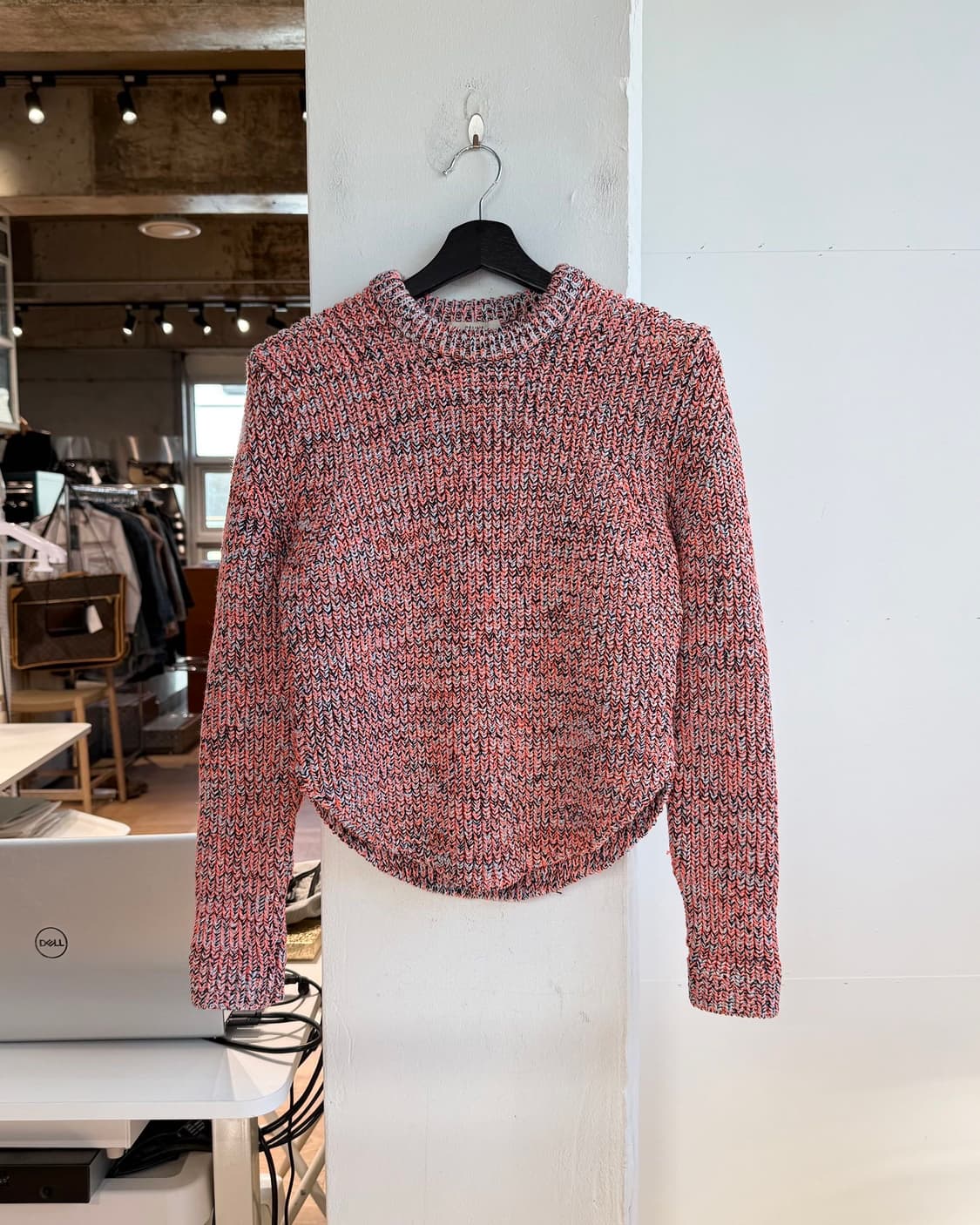 셀린느 오렌지 믹스컬러 코튼 니트  상품이미지2