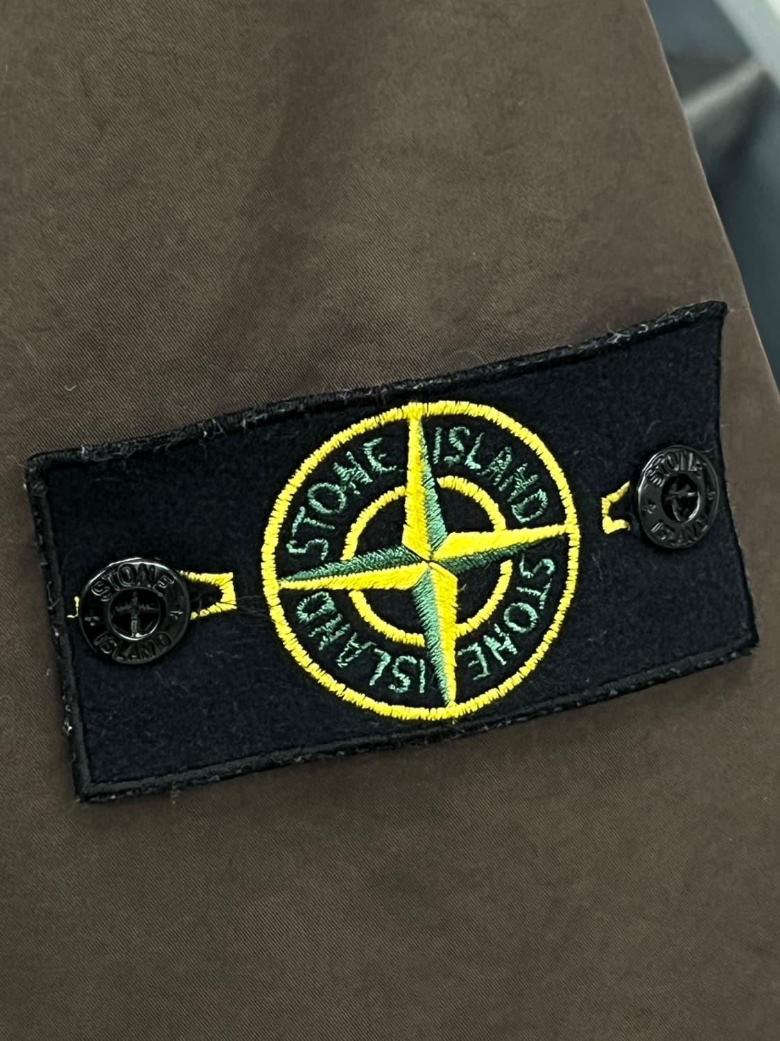 스톤아일랜드 사선 브레스티드 다비드 TC 코트 상품이미지5