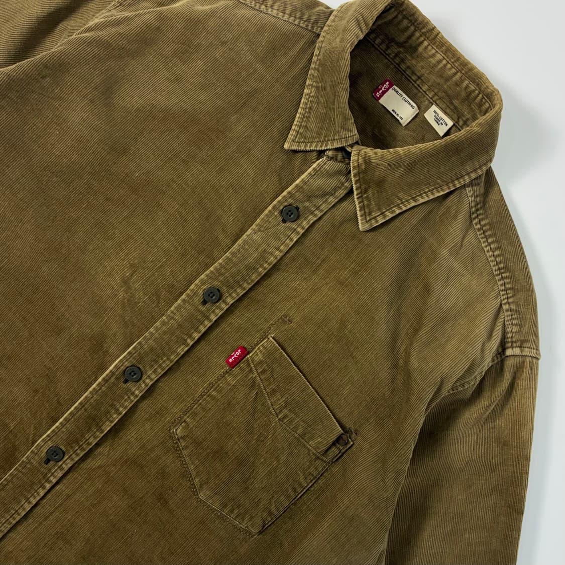 Levi's 리바이스 90‘s 브라운 코듀로이 셔츠 상품이미지3
