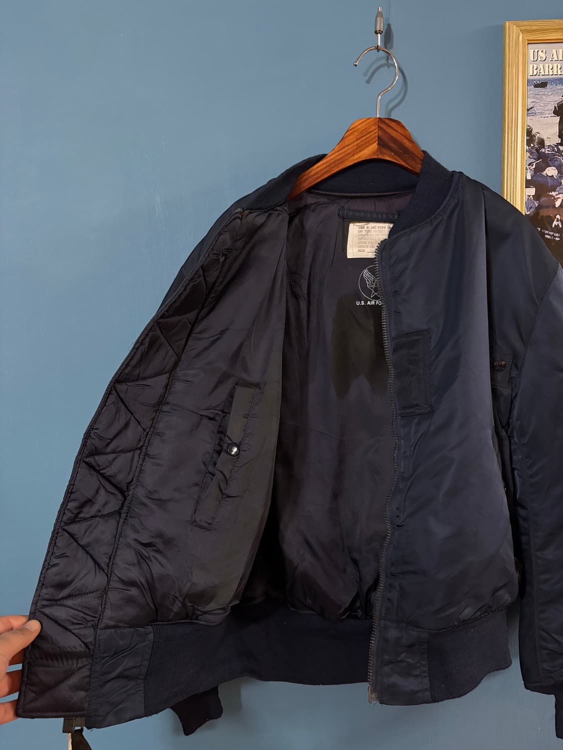 80's USAF B-15C (modified) Flight Jacket 상품이미지8