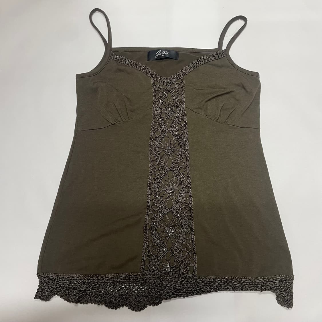 빈티지 카키 페어리 슬리브리스  상품이미지2