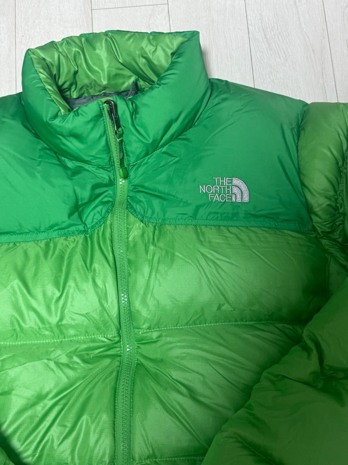 노스페이스 눕시 700패딩 연두 초록 상품이미지2