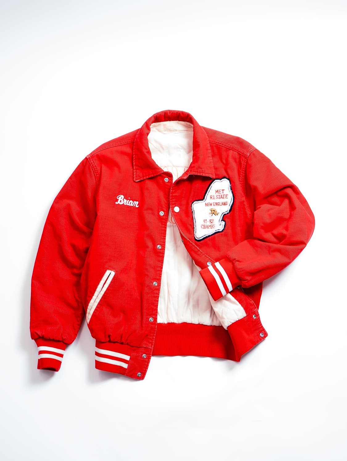 80’s Rennoc Corduroy Varsity Jacket 상품이미지2