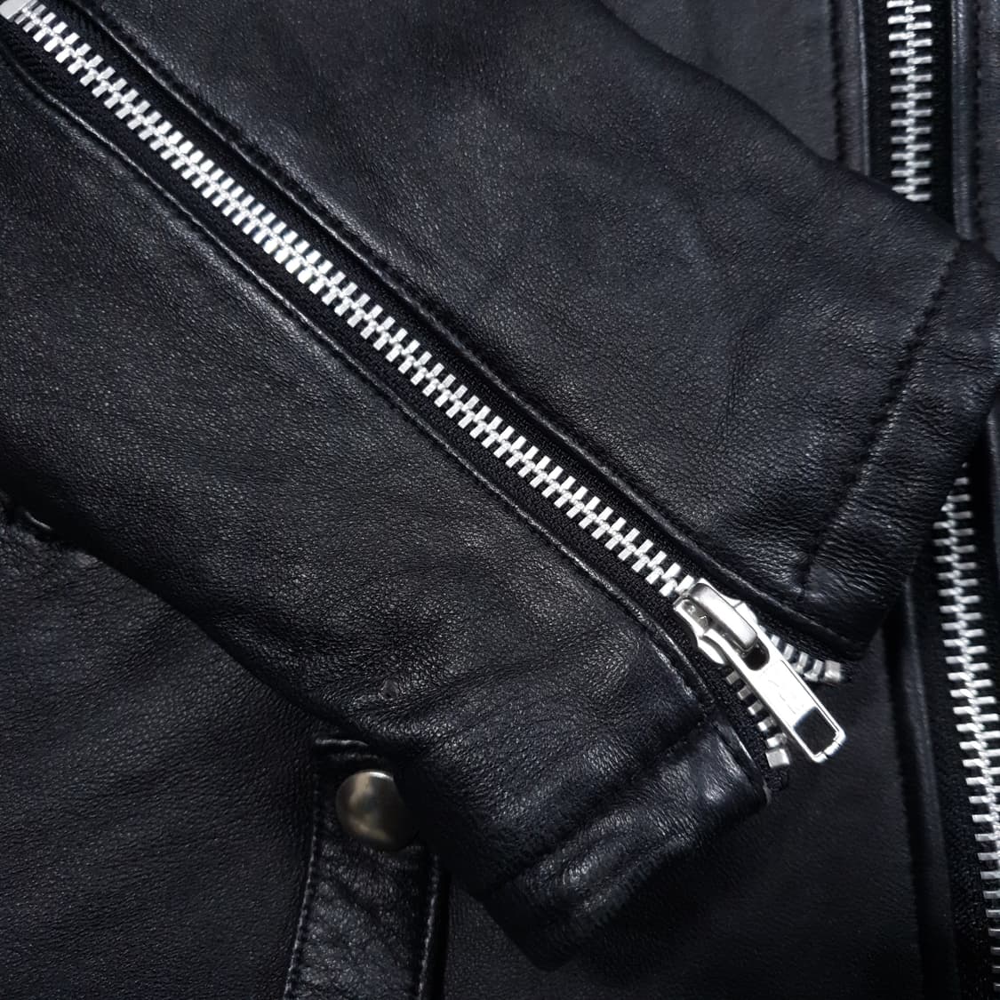 실측 M (95) 로파이 리얼 램스킨 레더 양가죽 라이더 자켓 LOFI 상품이미지7