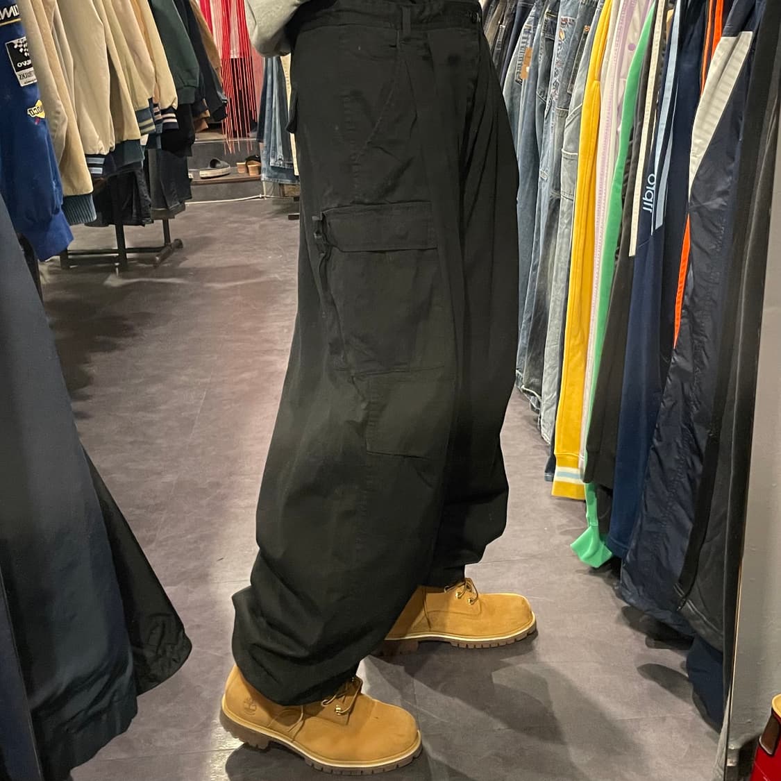 [IM] vtg advantex,inc 힙합 블랙 카고팬츠 상품이미지5