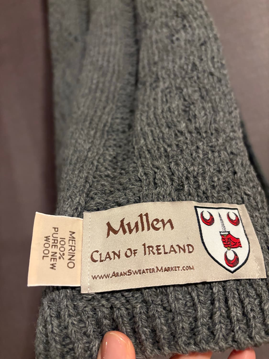 Mullen Clan of Ireland 메리노 울 머플러 상품이미지2