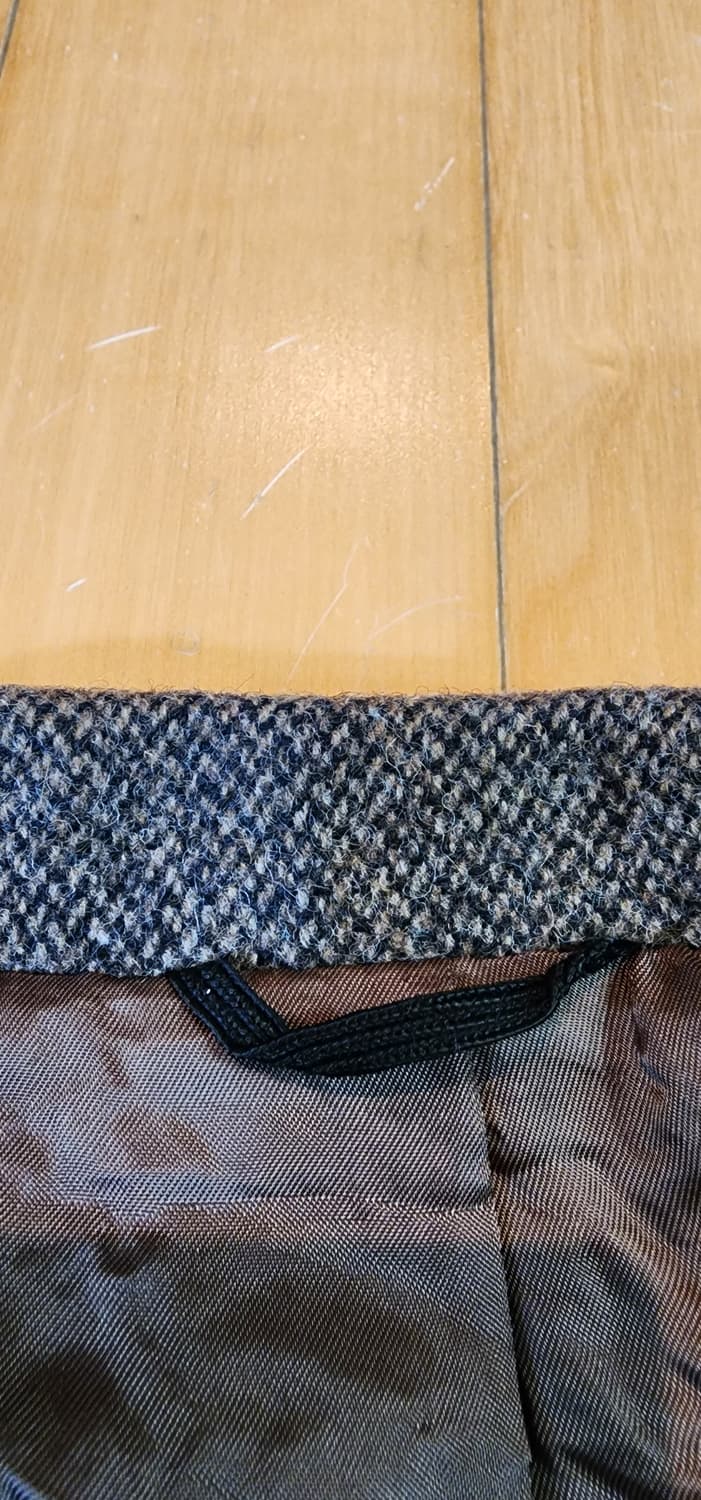 브라운 트위드 모직자켓 3XL~4XL 상품이미지6