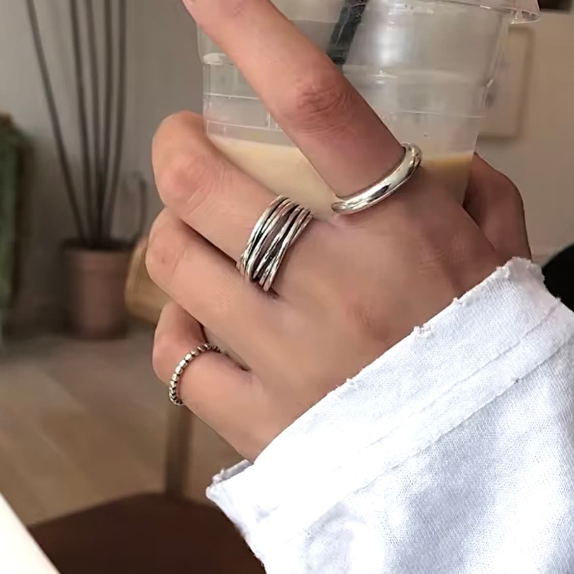 레이어드 반지 상품이미지6