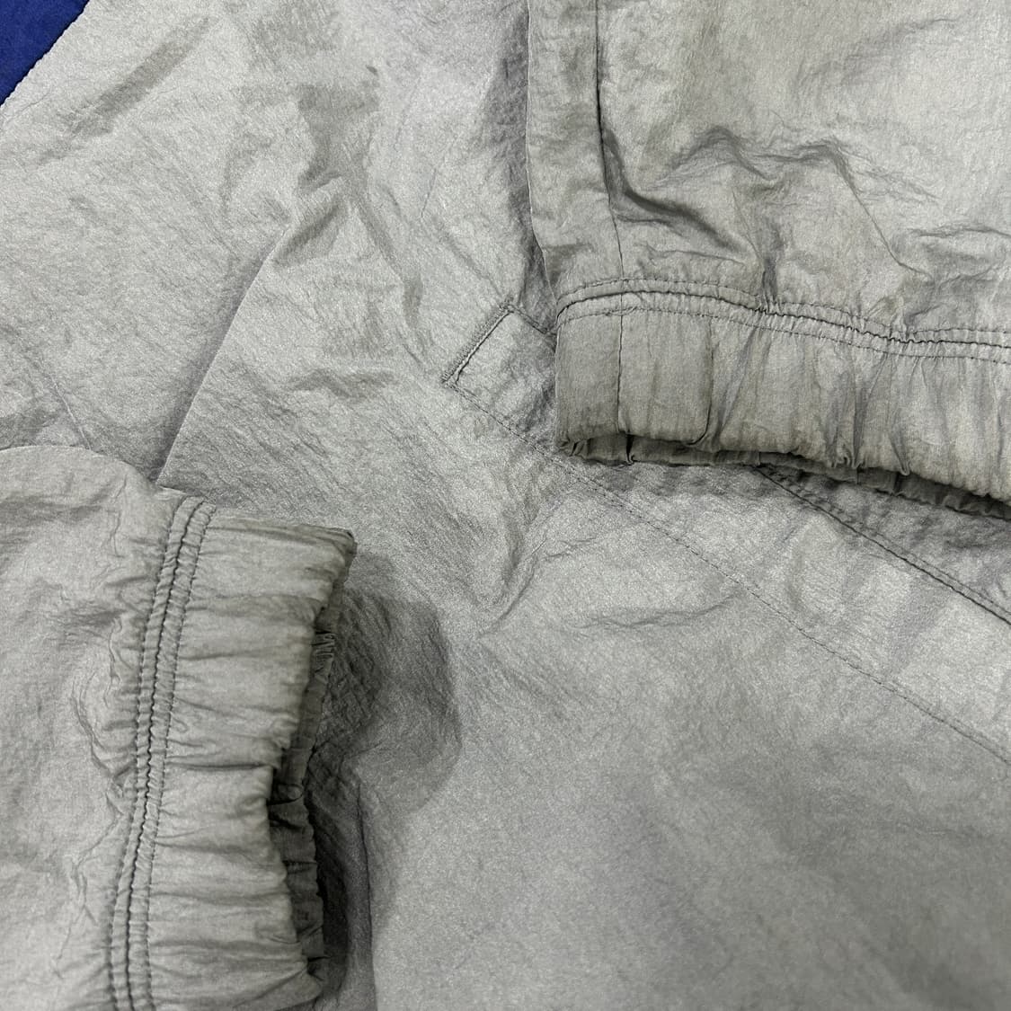 나이키 바람막이 후드 자켓 회색/네이비 m 상품이미지4