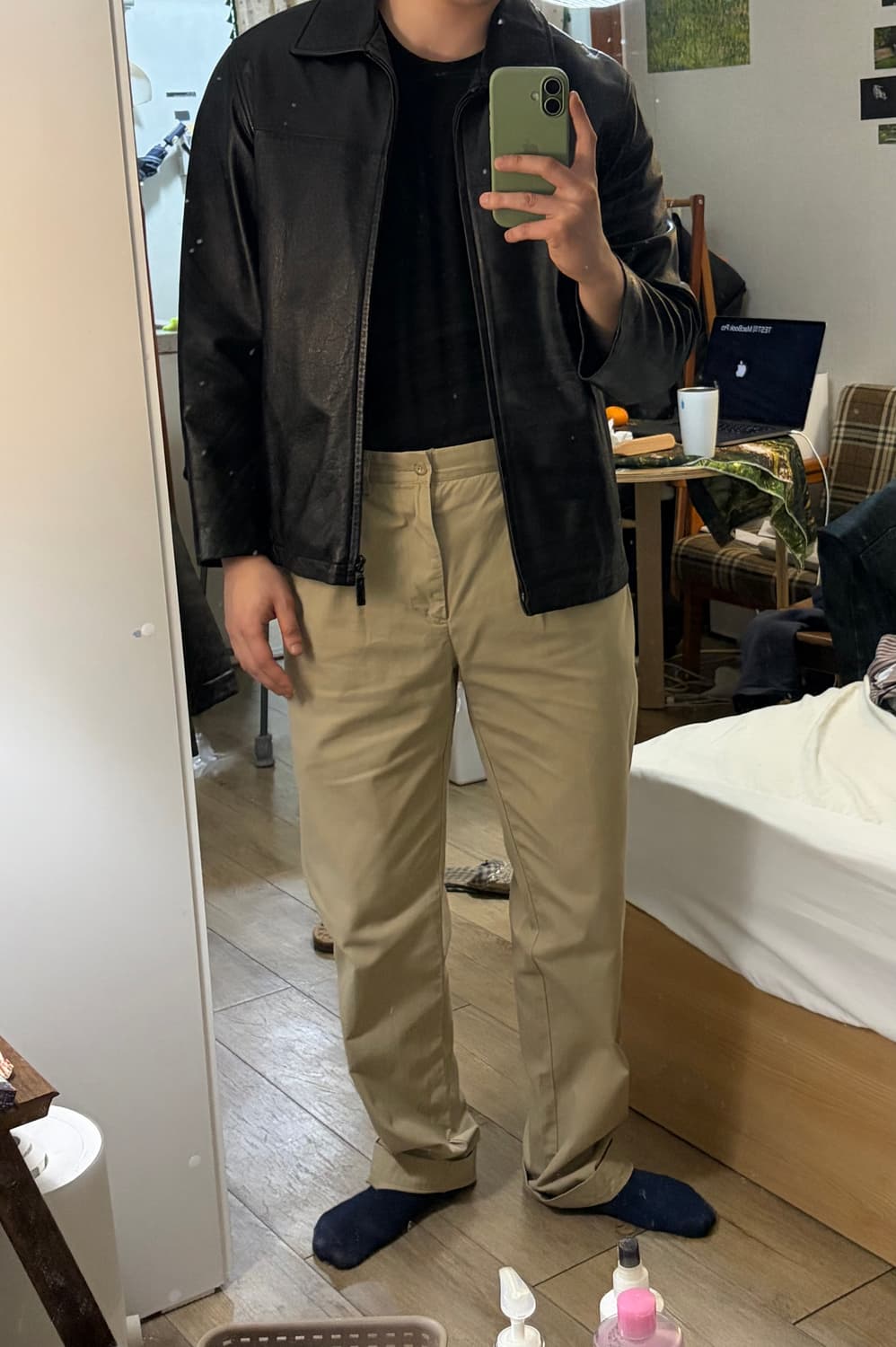 00s 폴로 랄프로렌 리버스 플리츠 치노 팬츠 31/34 베이지 상품이미지7