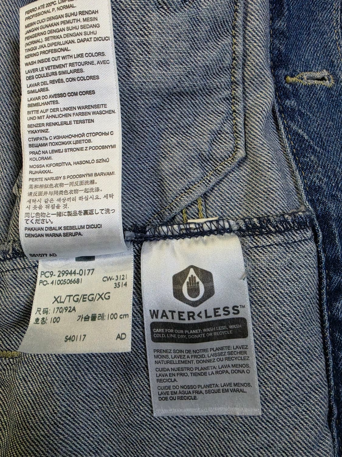 리바이스 중청 데님 자켓 상품이미지5