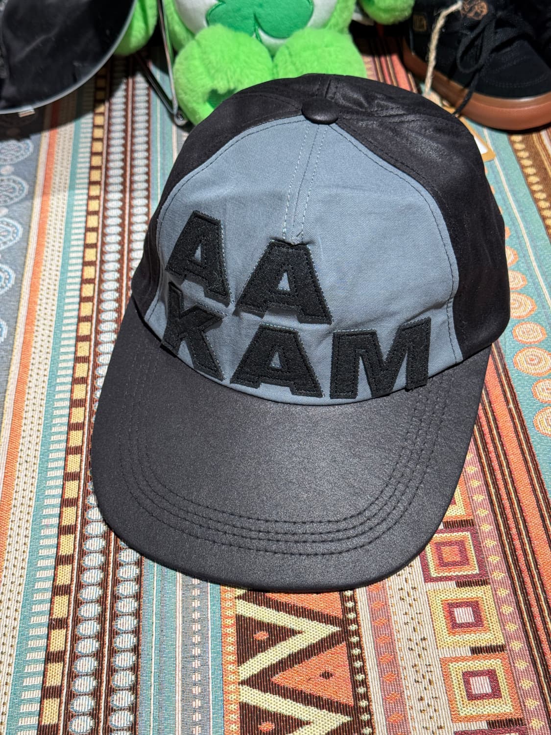 아캄 레더 패치 볼캡 새상품 상품이미지2