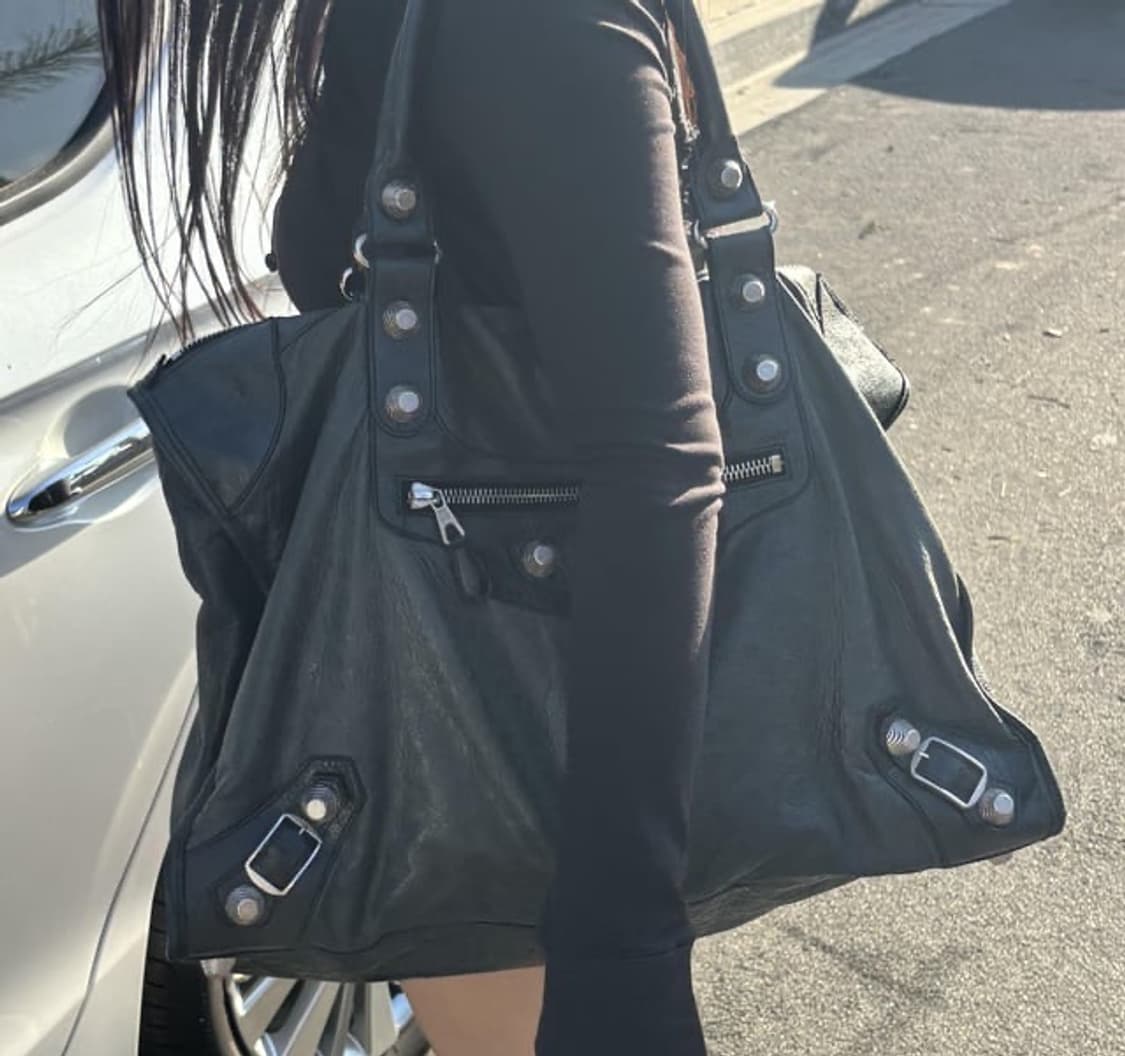 발렌시아가 자이언트 모터백 시티백 XL 위켄더 토트백 숄더백 상품이미지10