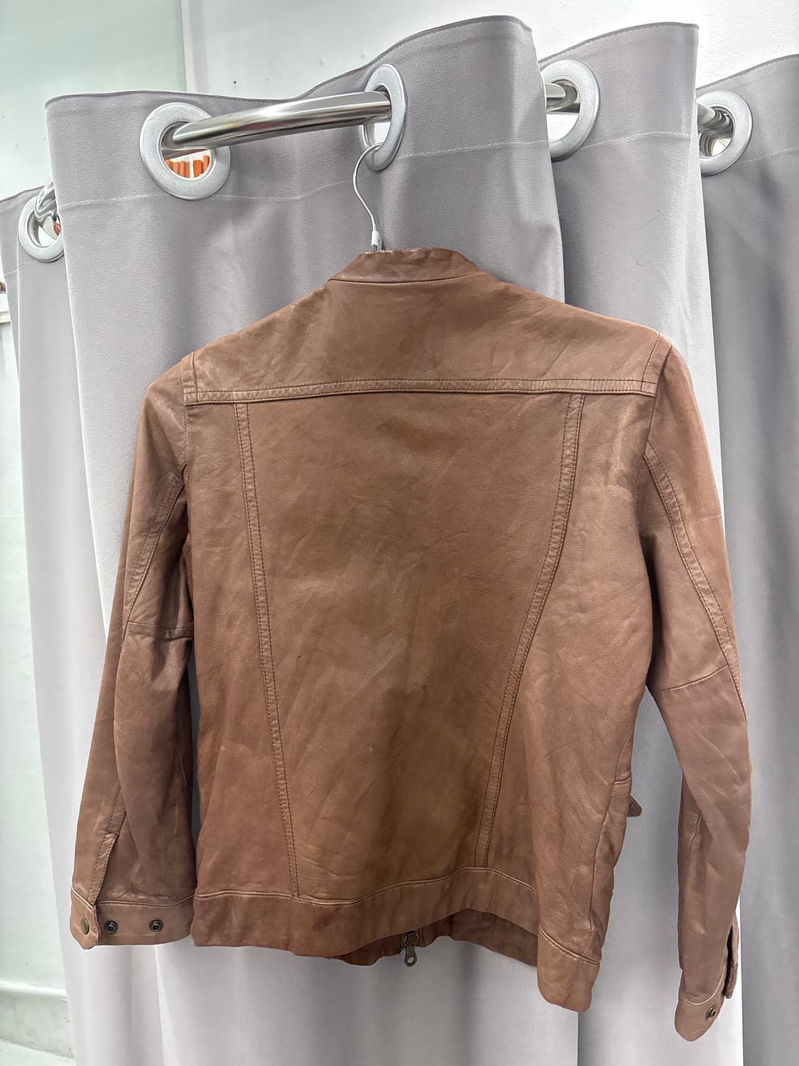 소가죽 에이징 자켓 상품이미지3