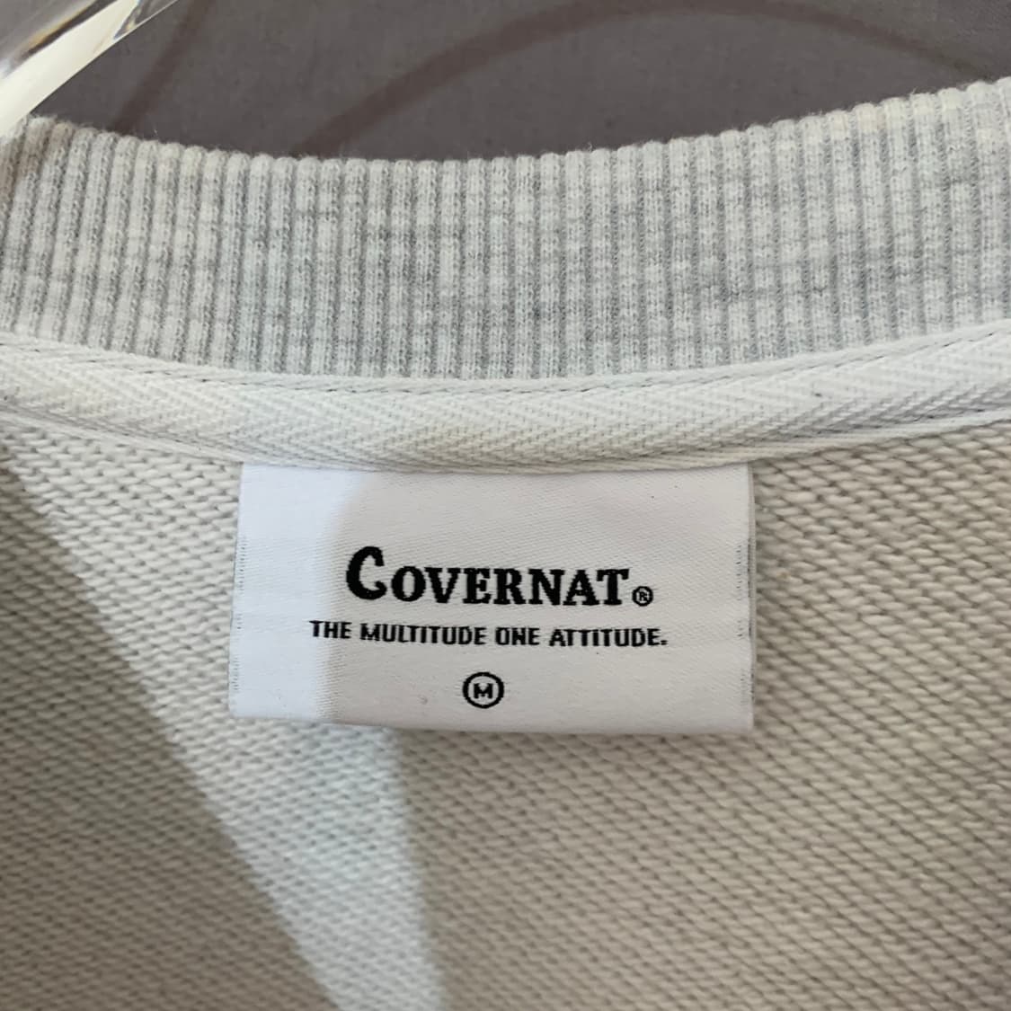 M 커버낫 불독 아치로고 멜란지 맨투맨 스웻셔츠 상품이미지5