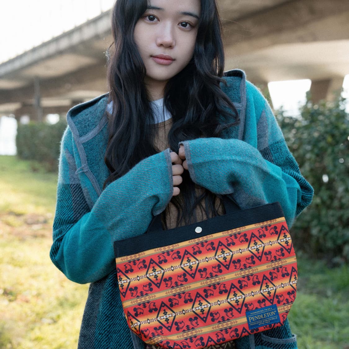 [PENDLETON] 서프 미키 에스닉 패턴 토트백 상품이미지6