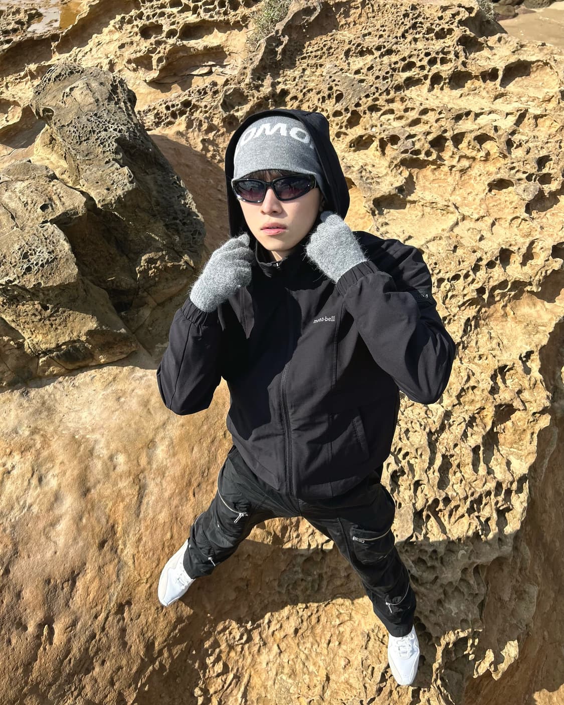 살로몬 그레이 비니 상품이미지2