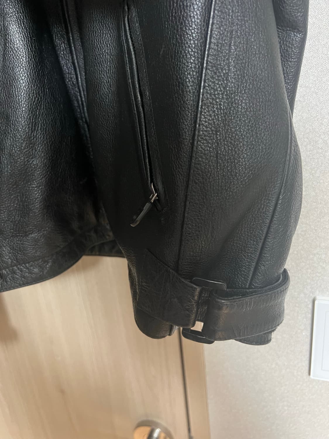 할리데이비슨 100주년 레이싱 레더 바이커 가죽 자켓 샘플 L 상품이미지3