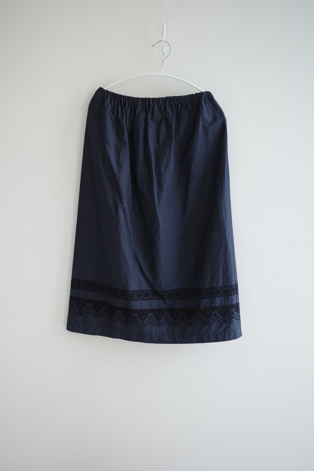 • 네이비 레이스  롱 스커트 상품이미지4