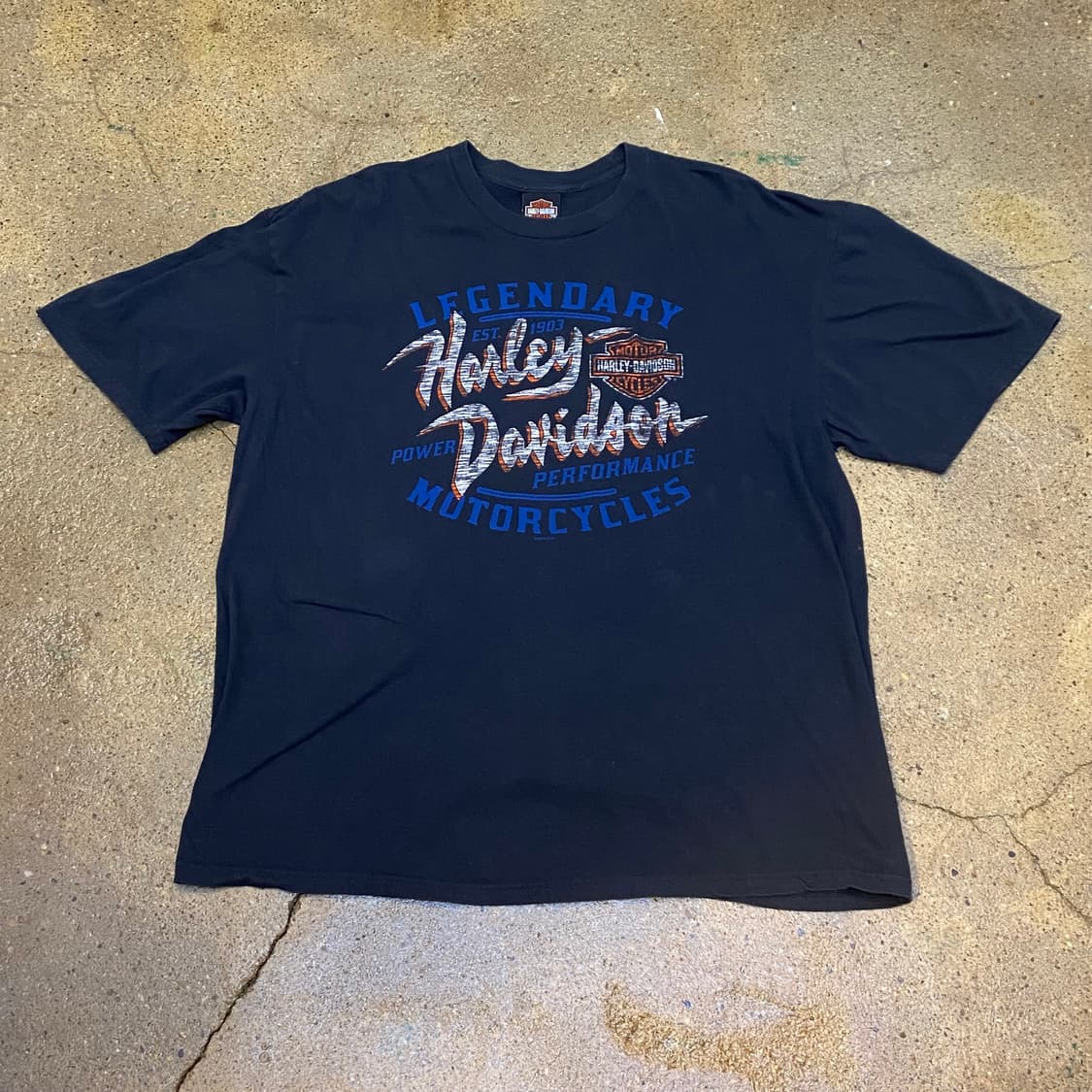 미국 빈티지 할리데이비슨 가스라이트 포켓 투어 반팔티 상품이미지1