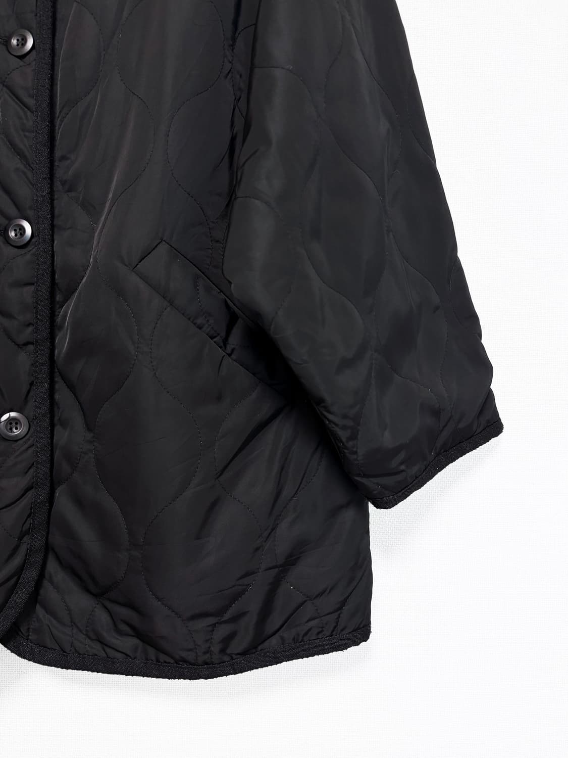 Quilted Liner Jacket - Black 상품이미지6