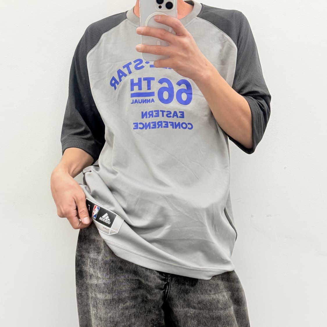 아디다스 NBA 올스타 2017 반팔 티셔츠(그레이)  상품이미지2