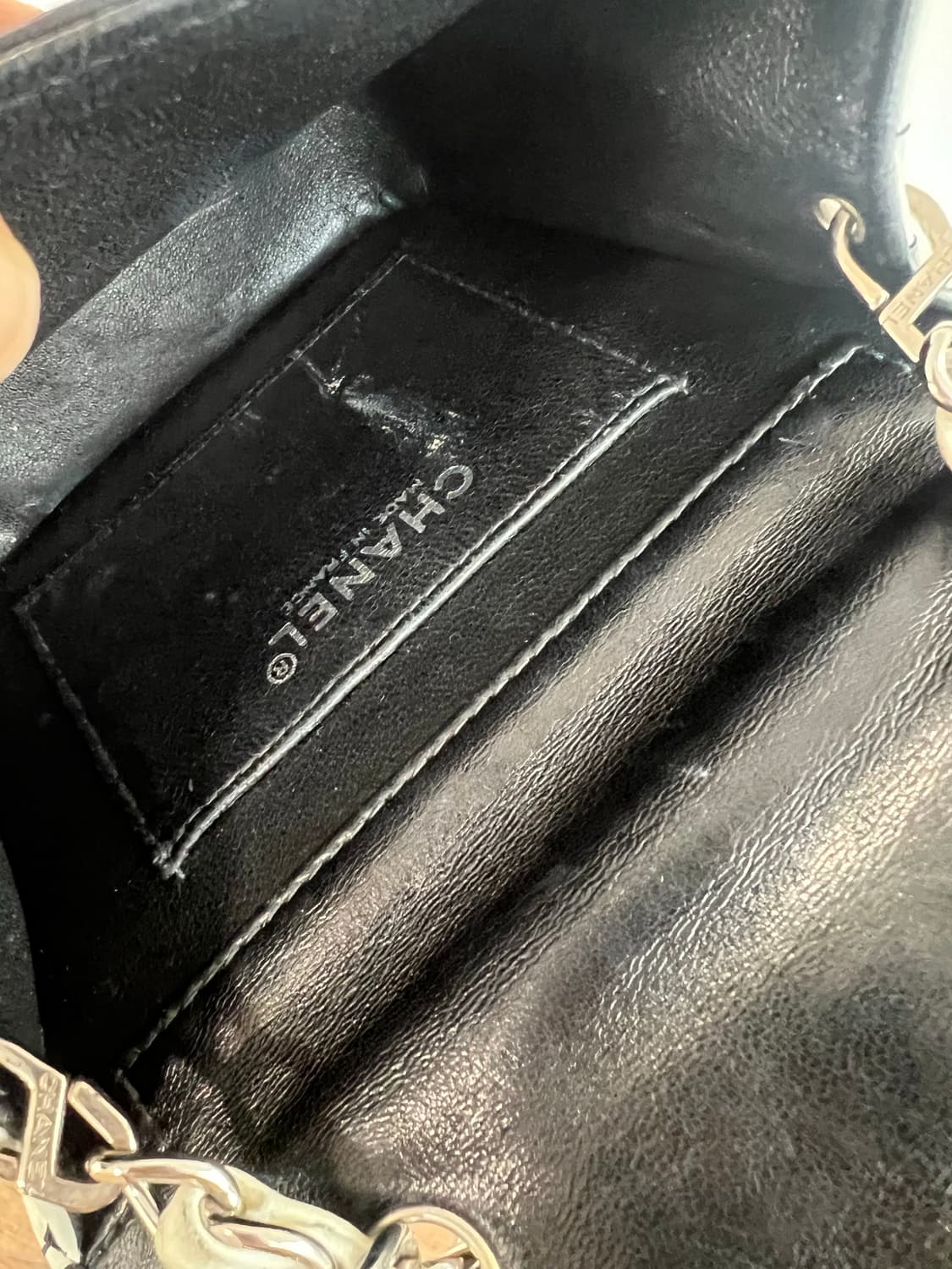 샤넬미니백 샤넬초콜릿바 페이턴트 체인숄더백 상품이미지9