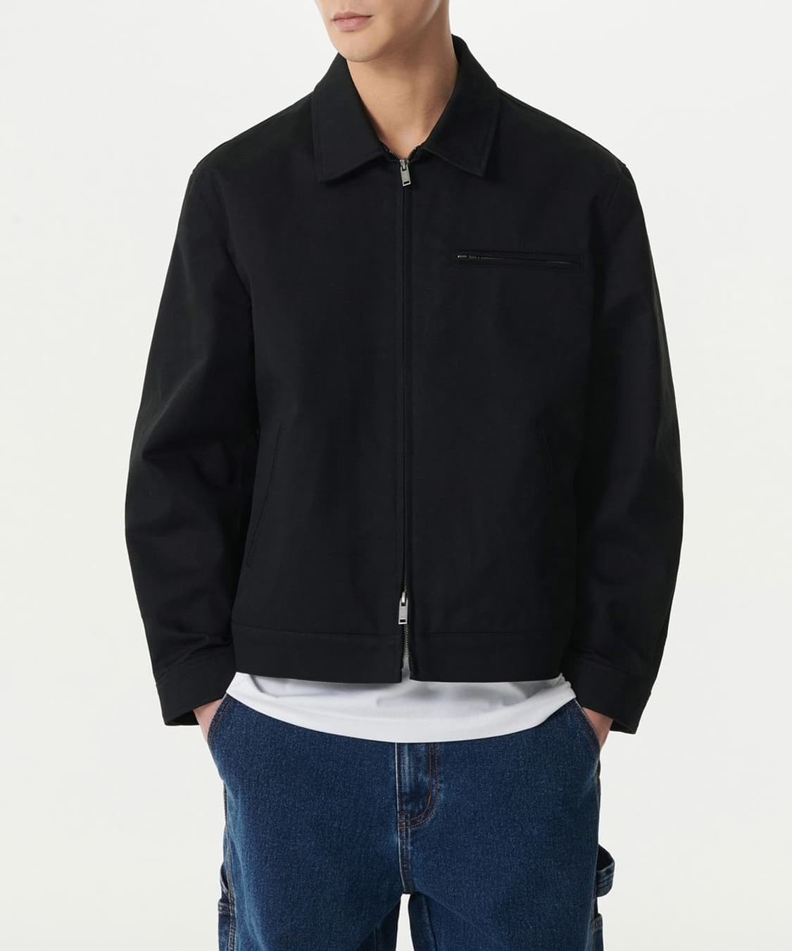 무신사스탠다드 헤비웨이트 CP 워크자켓 블랙 XL 상품이미지3