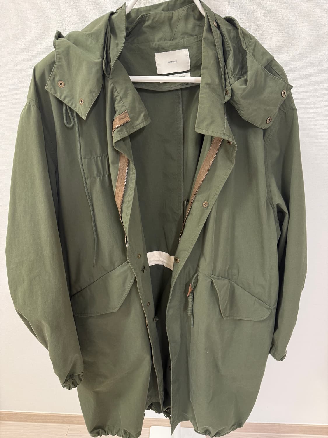 아워셀브스 24SS 모즈파카 올리브 + 블랙 라이너 3사이즈 상품이미지2