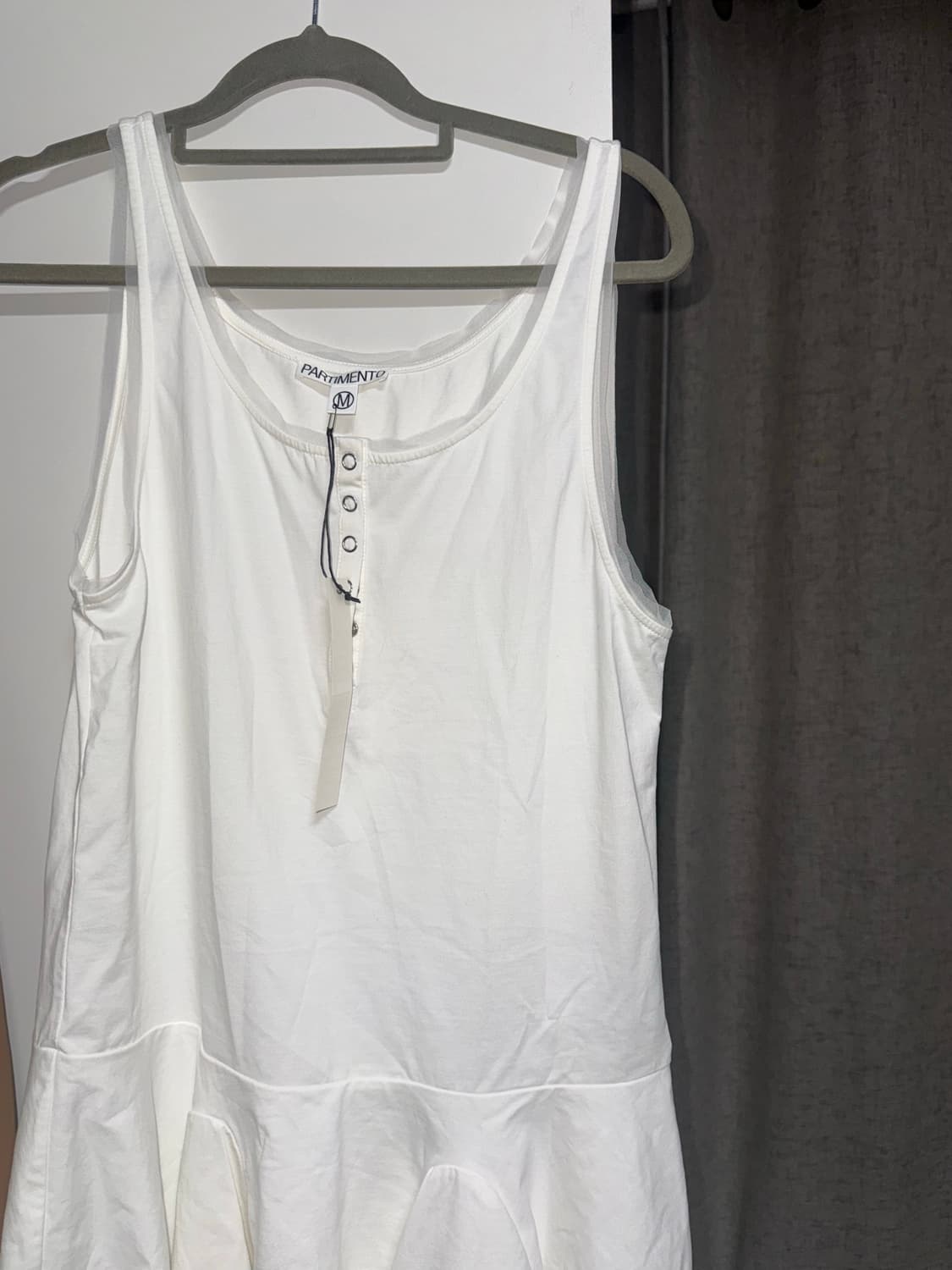 (실물사진o) 파르티멘토 우먼 버튼업 레이어드 드레스 원피스 스커트 상품이미지5