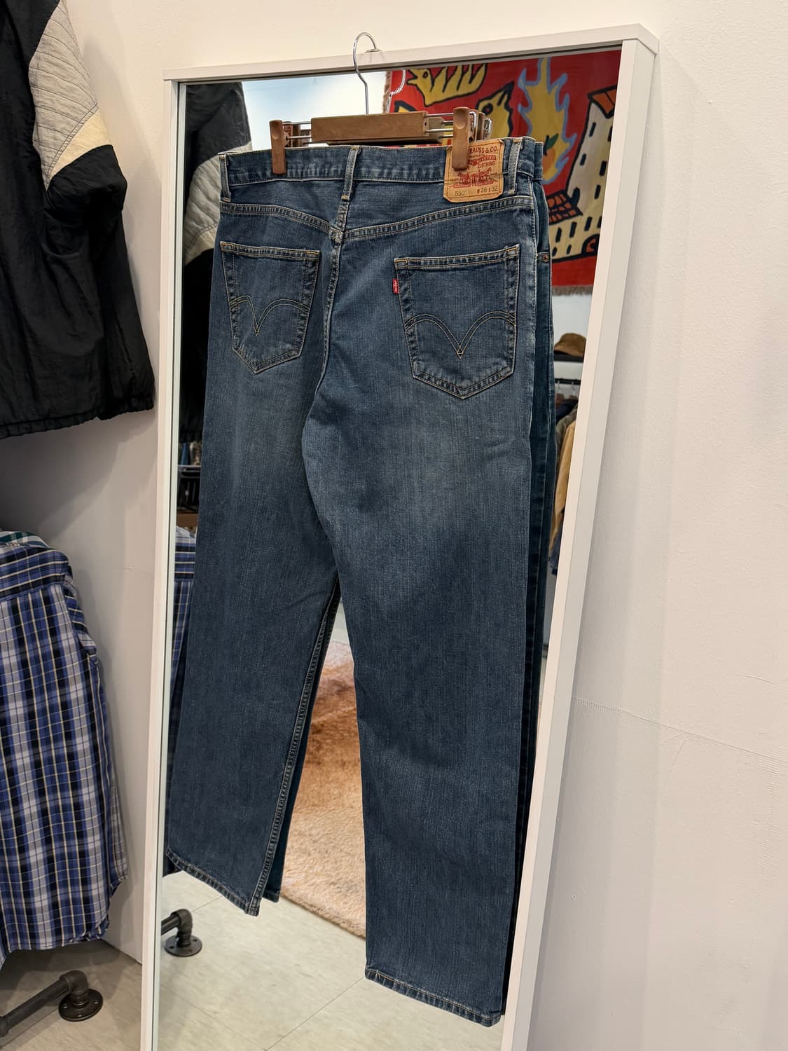 00s Levis 리바이스 550 데님 팬츠 (36inch) 상품이미지6