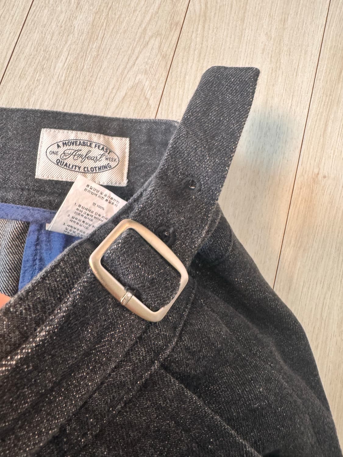 에스타도 Estado 벨트리스 데님  팬츠 52 상품이미지6